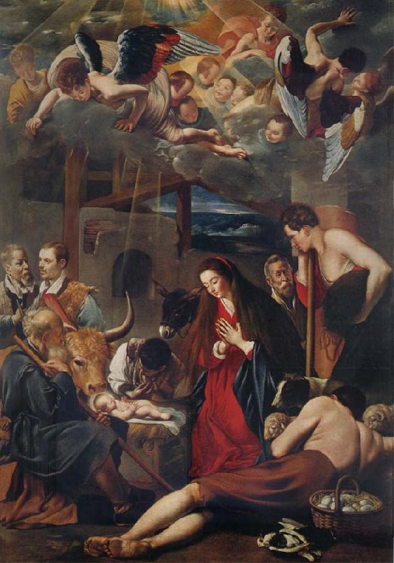 MAINO, Fray Juan Bautista The Adoration of the Shepherds oil painting image
